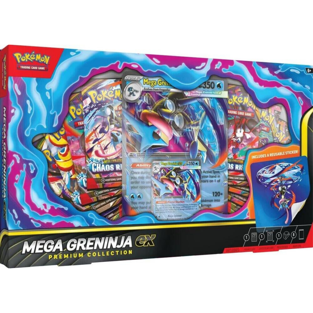 Mega Greninja ex Premium Collection - Chaos Rising - Pokemon