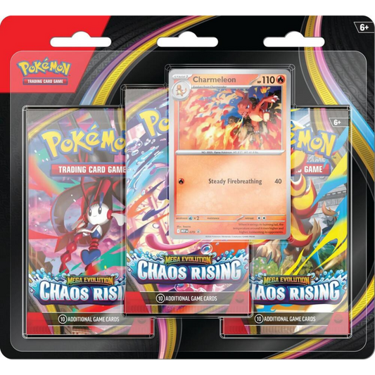 3 Pack Booster Blister - Chaos Rising - Pokemon