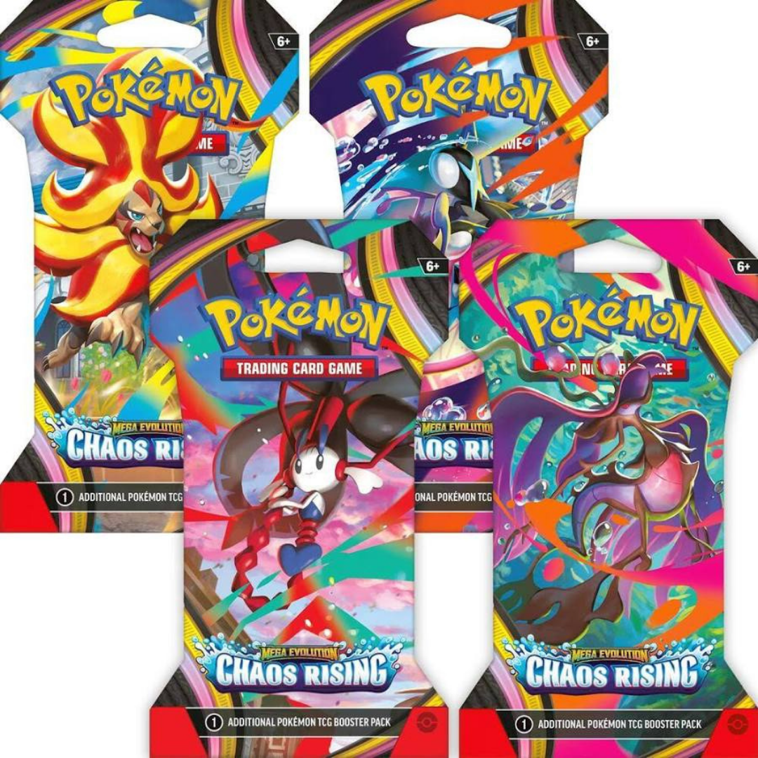 Sleeved Booster Pack - Chaos Rising - Pokemon