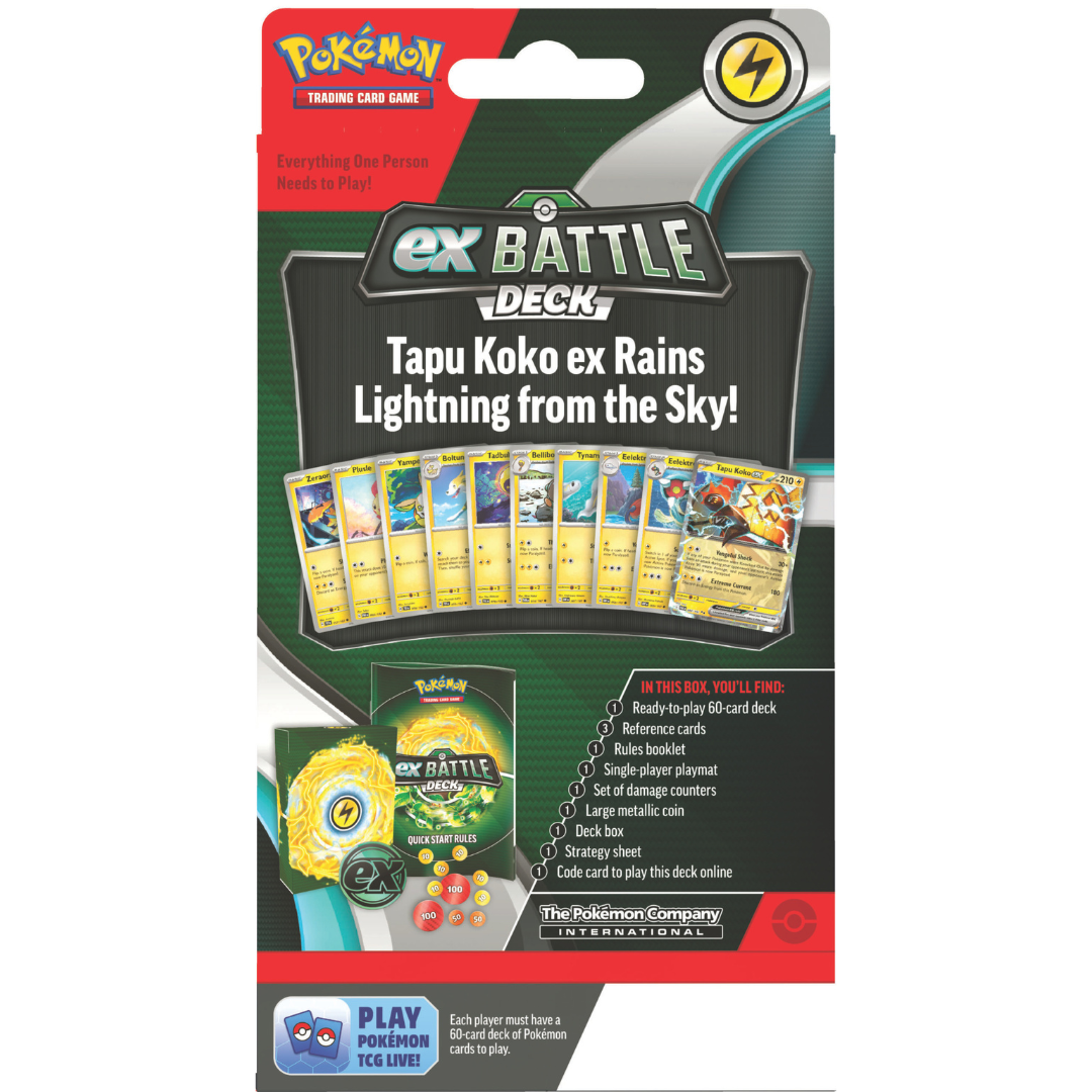 Ex Battle Deck - Tapu Koko Ex - Pokemon