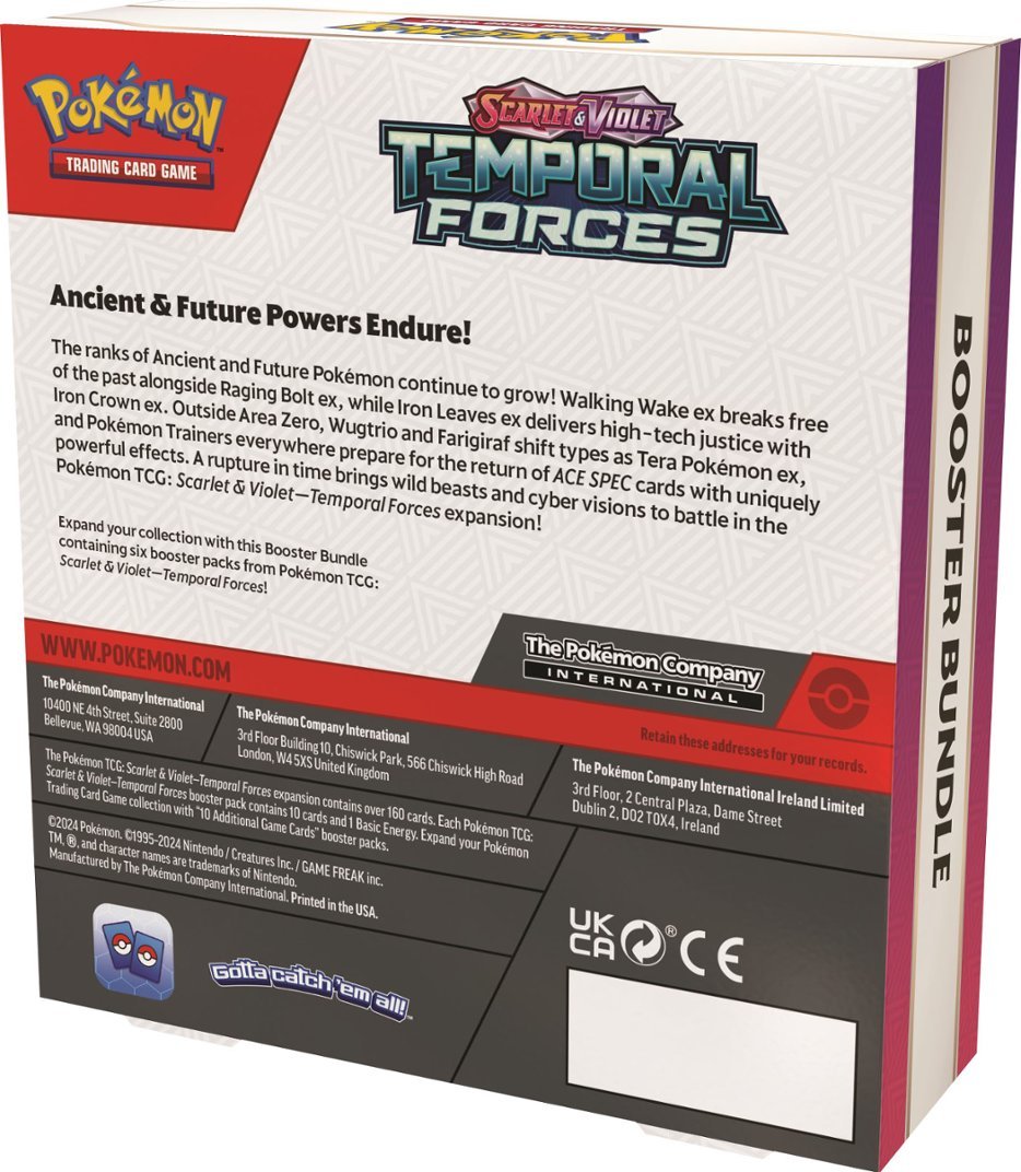 Pokemon - Scarlet and Violet - Temporal Forces Booster Bundle