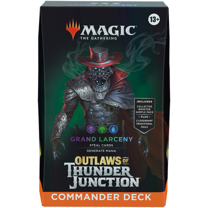 Magic The Gathering - Outlaws of Thunder Junction - Grand Larceny - Gonti, Canny Acquisitor - Commander Deck