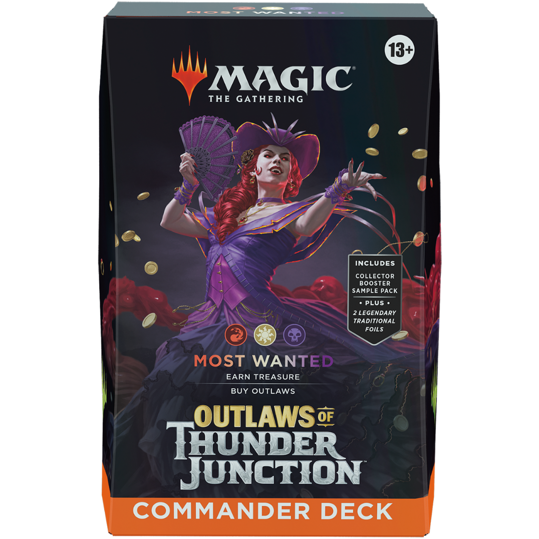 Magic The Gathering - Outlaws of Thunder Junction - Most Wanted - Olivia, Opulent Outlaw- Commander Deck