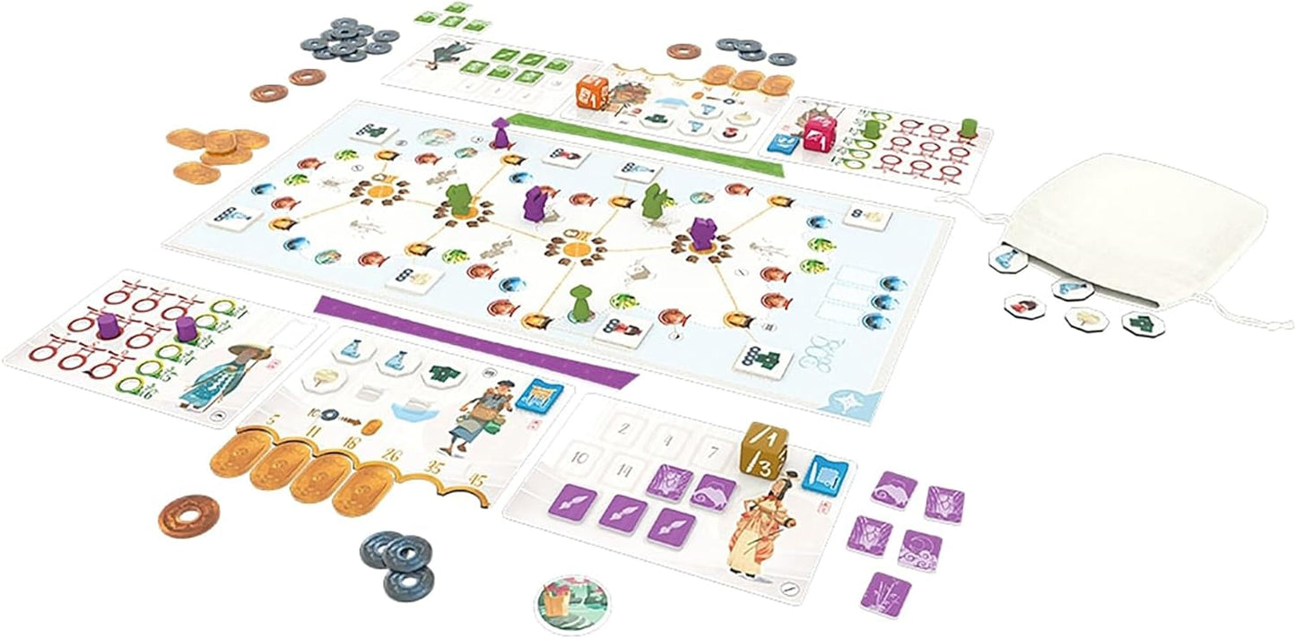 Tokaido: Duo - Adventure & Exploration Board Game Set in Japan