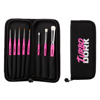 Fauxlinsky - Brush Set & Stand Case - Turbo Dork