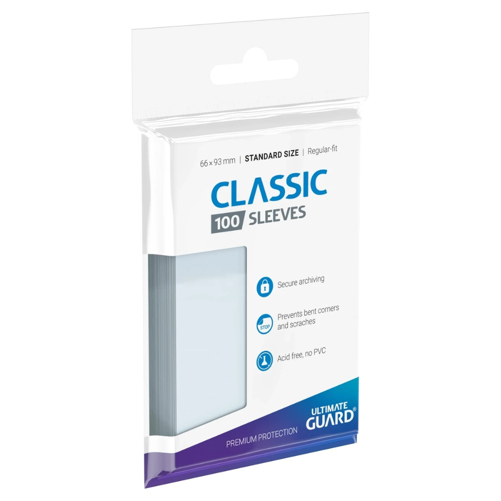 Classic Soft Sleeves - Standard Size - Transparent - Ultimate Guard