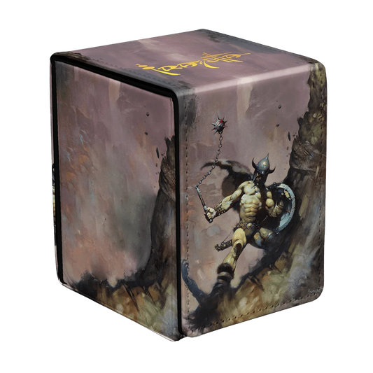 Ultra Pro Alcove Flip Deck Box: 100+: Warrior with Ball and Chain (Artist Spotlight: Frank Frazetta)