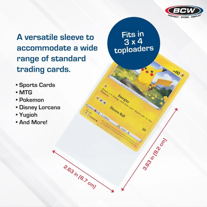 Card Sleeves - 1000 Pack - BCW