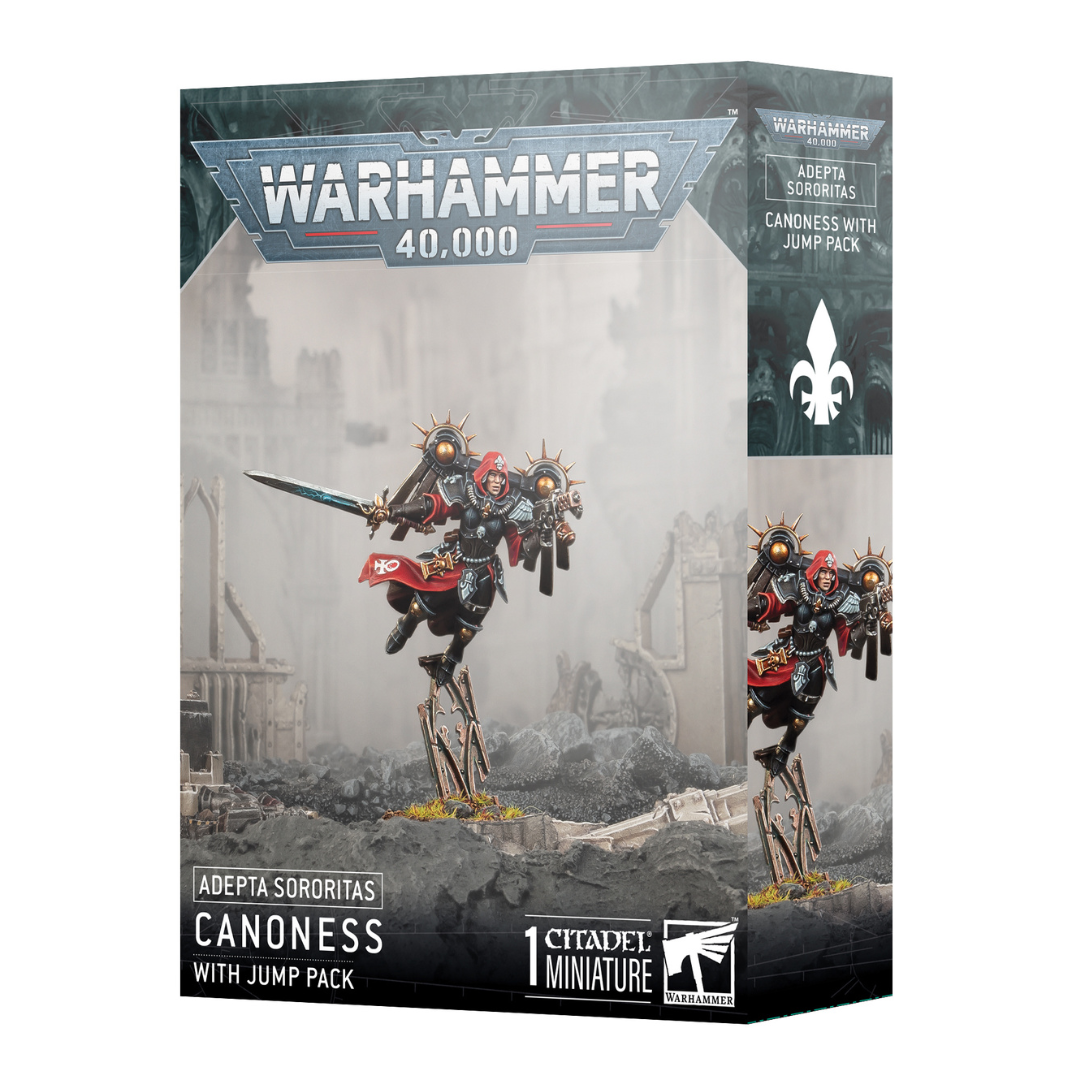 Warhammer 40,000 - Adepta Sororitas - Canoness with Jump Pack