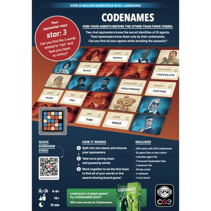 Codenames - 2nd Edition - Board Game
