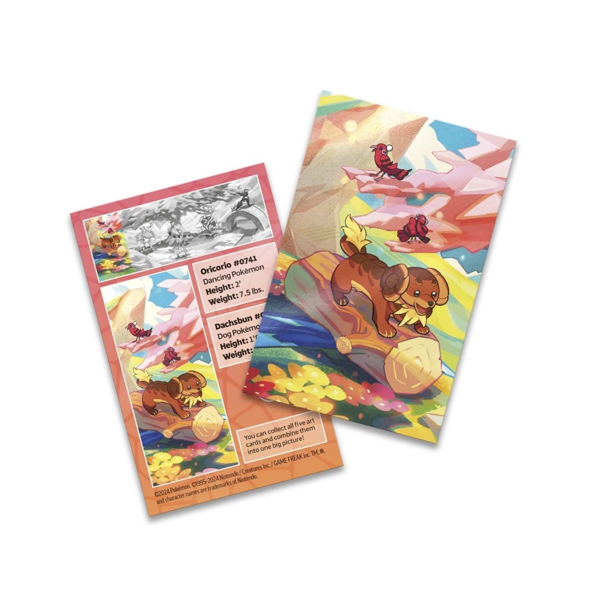 Pokemon - Vibrant Paldea - Dachsbun and Oricorio Mini Tin