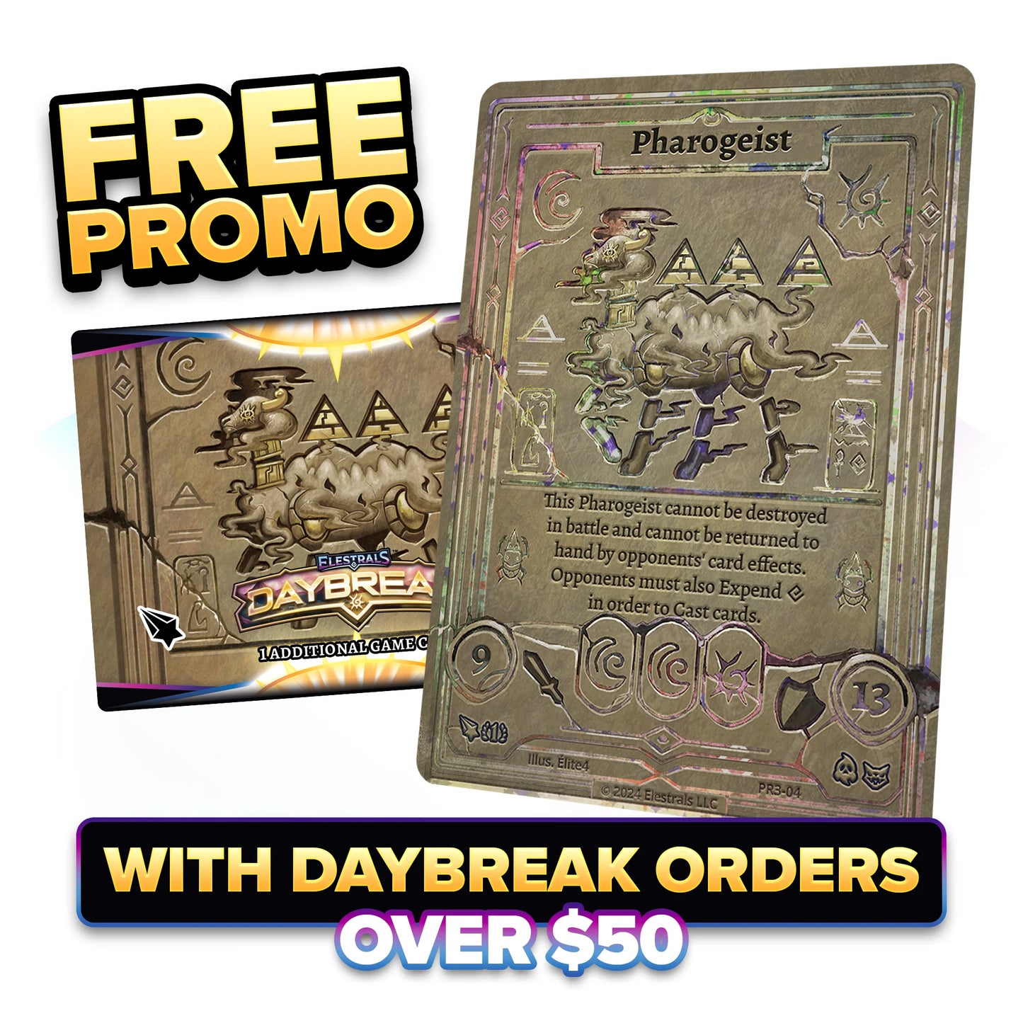 Daybreak - Pharogeist Starter Deck with 3 Packs - Elestrals