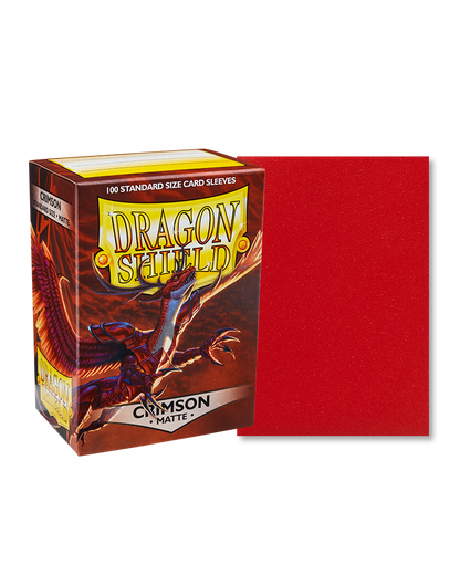 100 Matte Card Sleeves - Standard Card Size - Dragon Shield