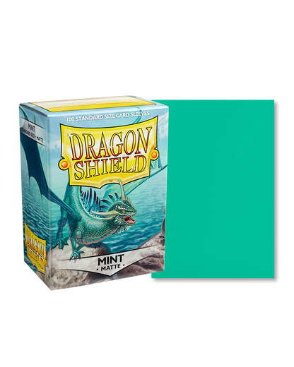 100 Matte Card Sleeves - Standard Card Size - Dragon Shield