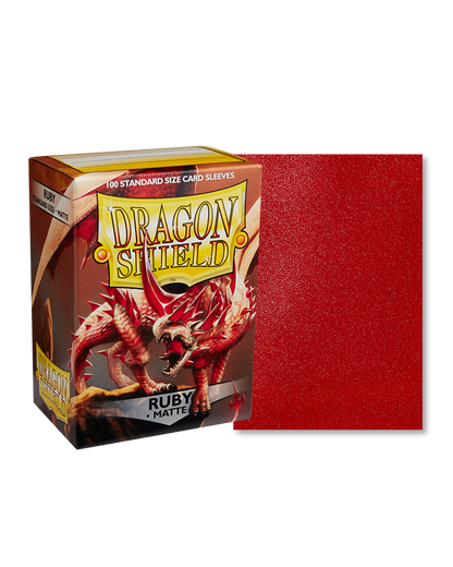 100 Matte Card Sleeves - Standard Card Size - Dragon Shield