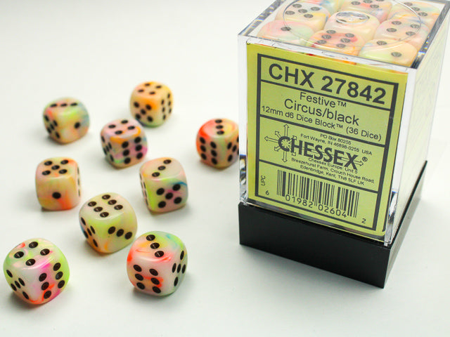 Chessex - 12mm d6 36-Die Set