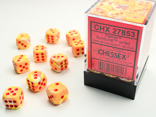 Chessex - 12mm d6 36-Die Set