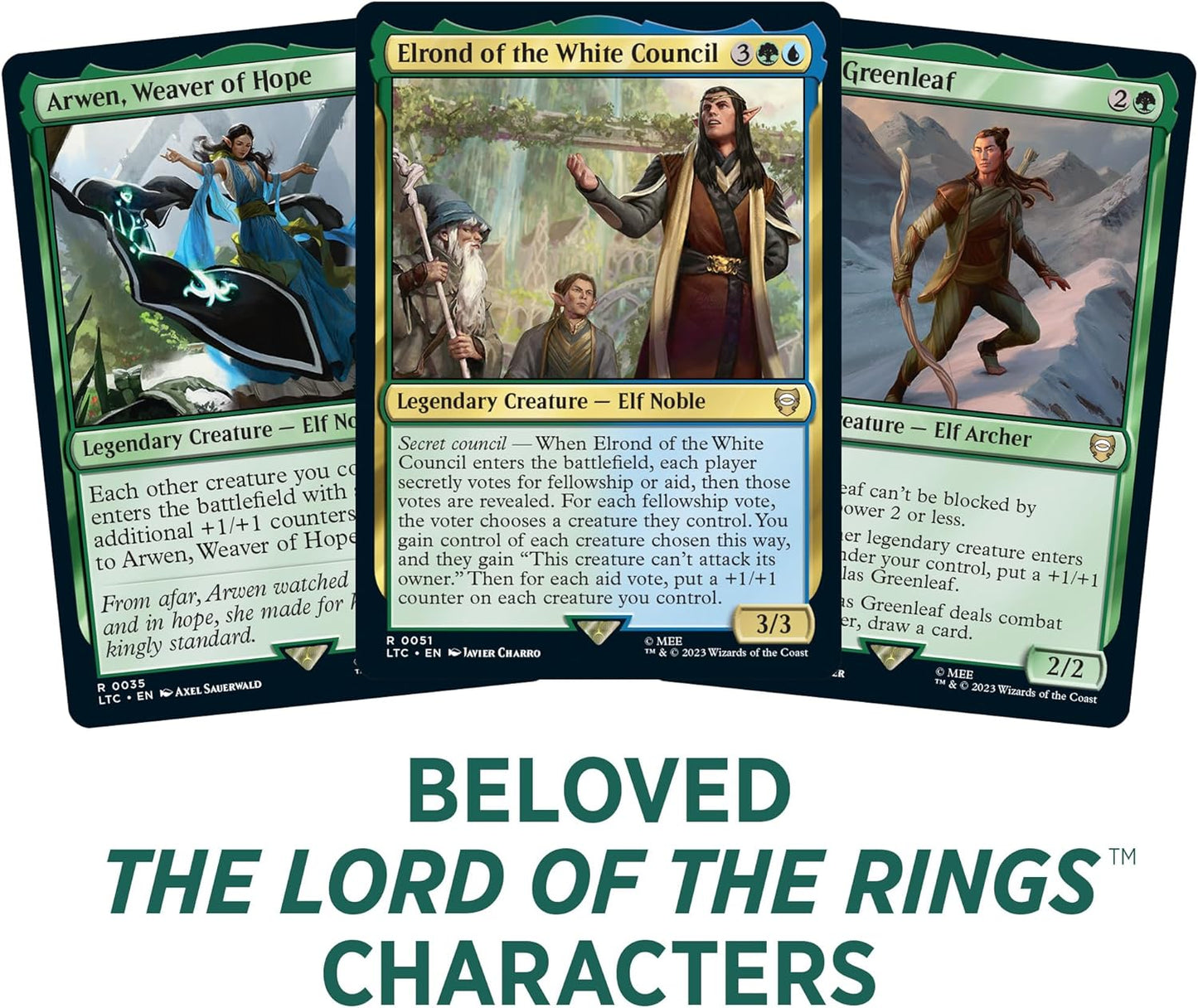 Lord of the Rings Tales of Middle Earth Commander Deck - Elven Council - Galadriel, Elven-Queen