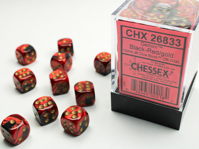 Chessex - 12mm d6 36-Die Set