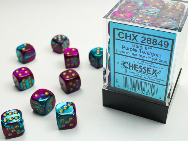 Chessex - 12mm d6 36-Die Set