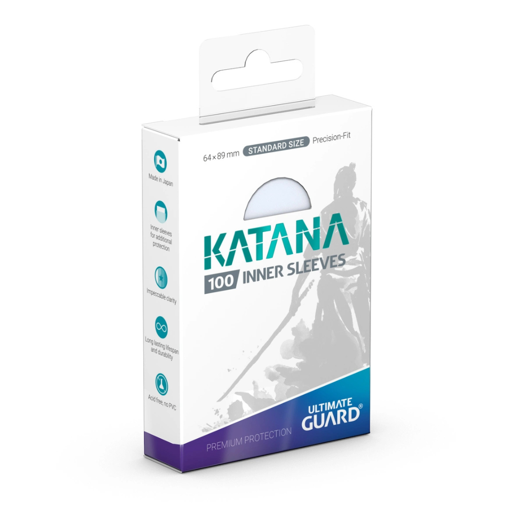 Katana Sleeves - Standard Size - Inner Sleeve - 100 Count - Ultra Guard