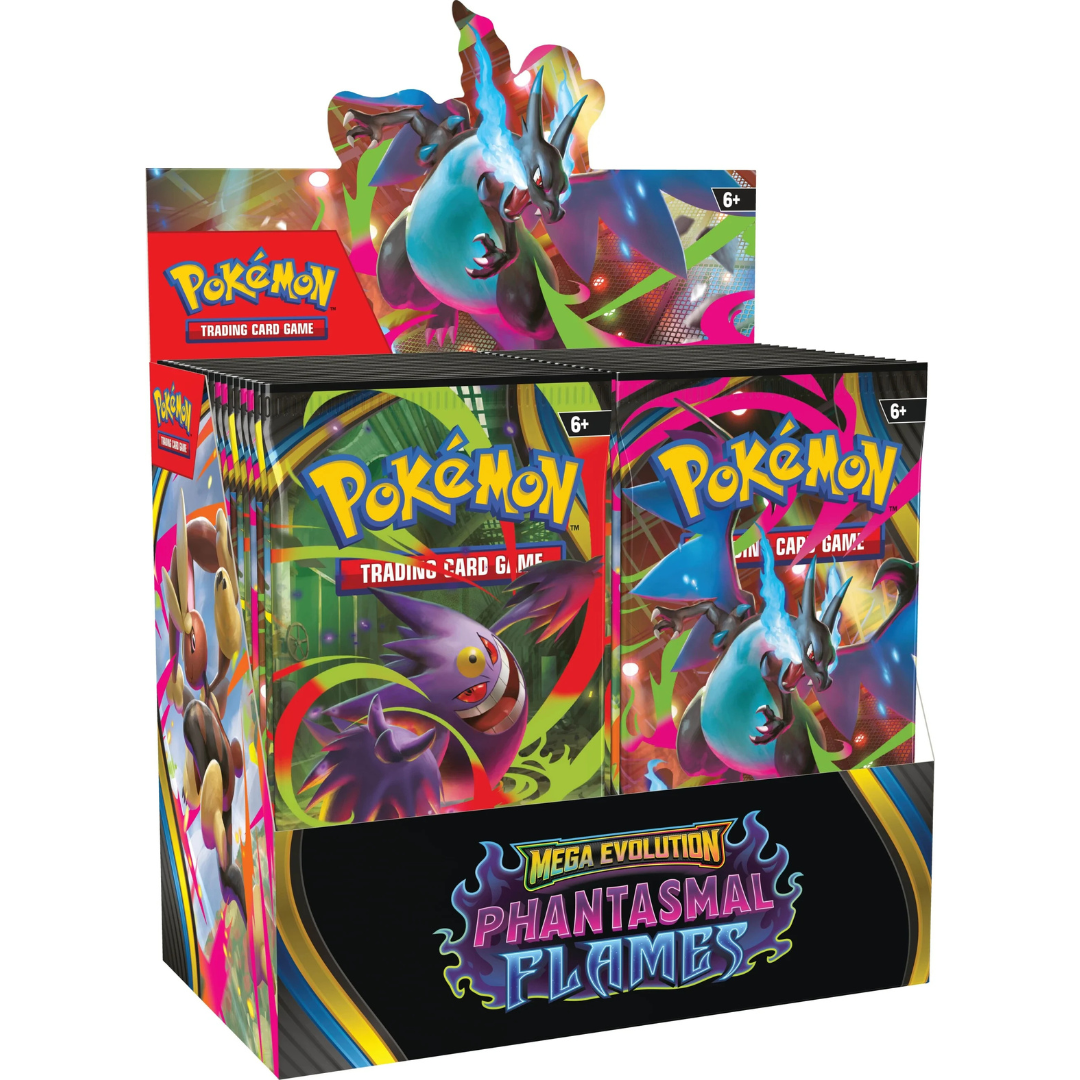 Booster Box - Mega Evolutions - Phantasmal Flames - Pokemon