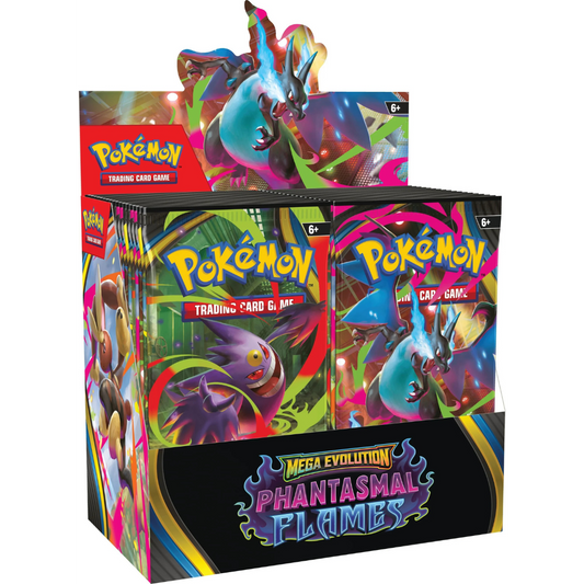 Booster Box - Mega Evolutions - Phantasmal Flames - Pokemon