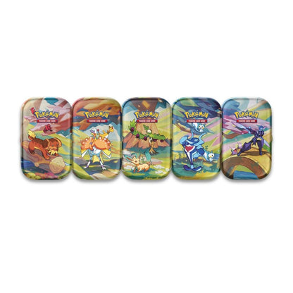 Pokemon - Vibrant Paldea - Arboliva and Leafeon Mini Tin