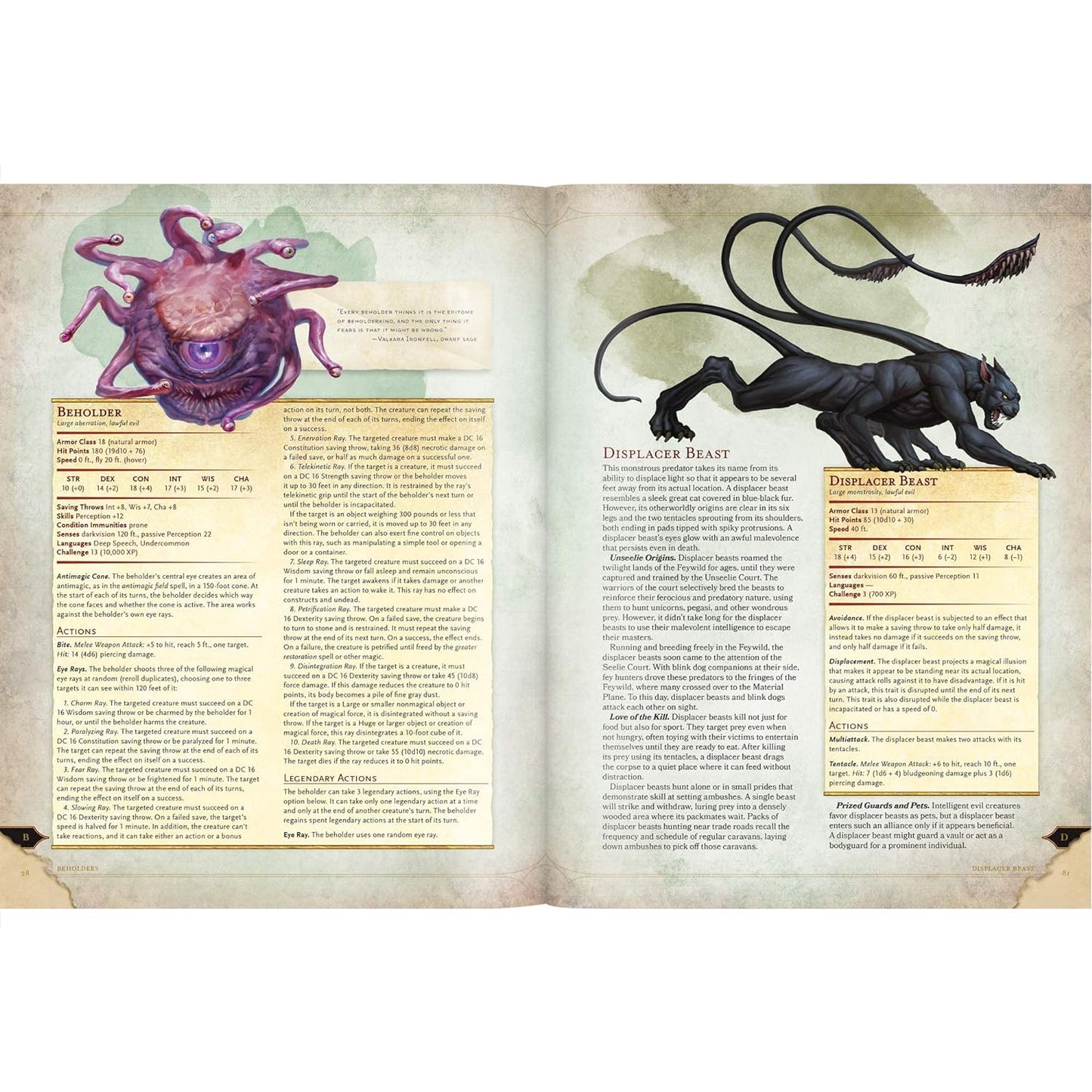 Dungeons and Dragon Monster Manual