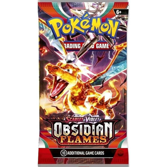 Pokémon TCG: Scarlet & Violet-Obsidian Flames - Booster Pack (10 Cards)