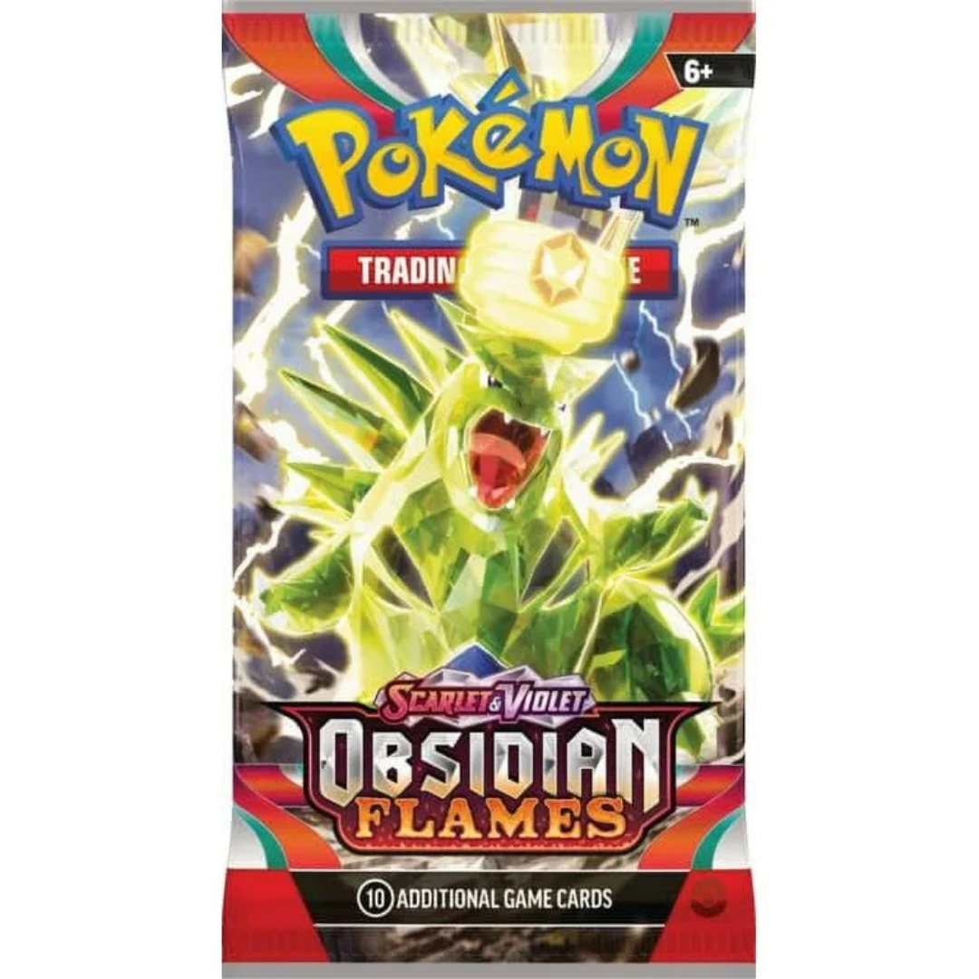 Pokémon TCG: Scarlet & Violet-Obsidian Flames - Booster Pack (10 Cards)