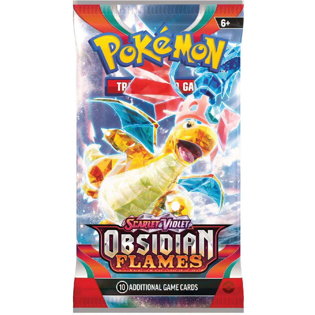 Pokémon TCG: Scarlet & Violet-Obsidian Flames - Booster Pack (10 Cards)