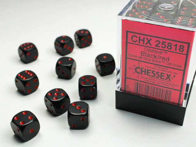 Chessex - 12mm d6 36-Die Set