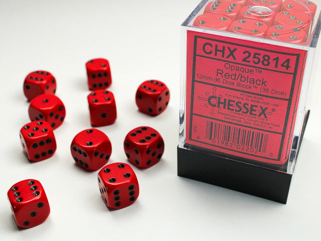 Chessex - 12mm d6 36-Die Set