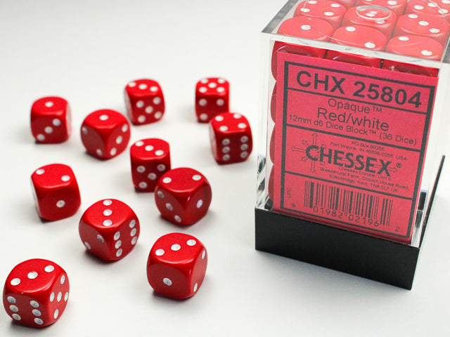 Chessex - 12mm d6 36-Die Set