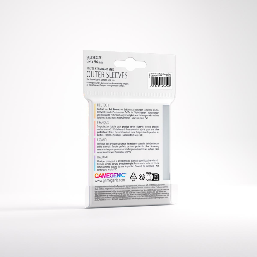 Outer Sleeves - Matte - Standard Size - Gamegenic