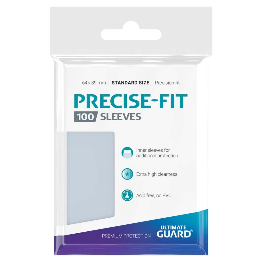 Precise Fit Sleeves - Standard Size - Transparent - Ultra Guard