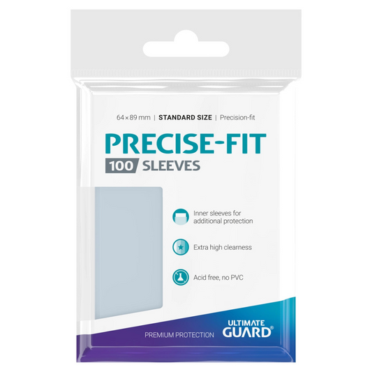 Precise Fit Sleeves - Standard Size - Transparent - Ultra Guard