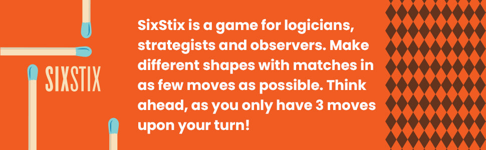 Sixstix Card Game - Fun Logic Puzzle Game