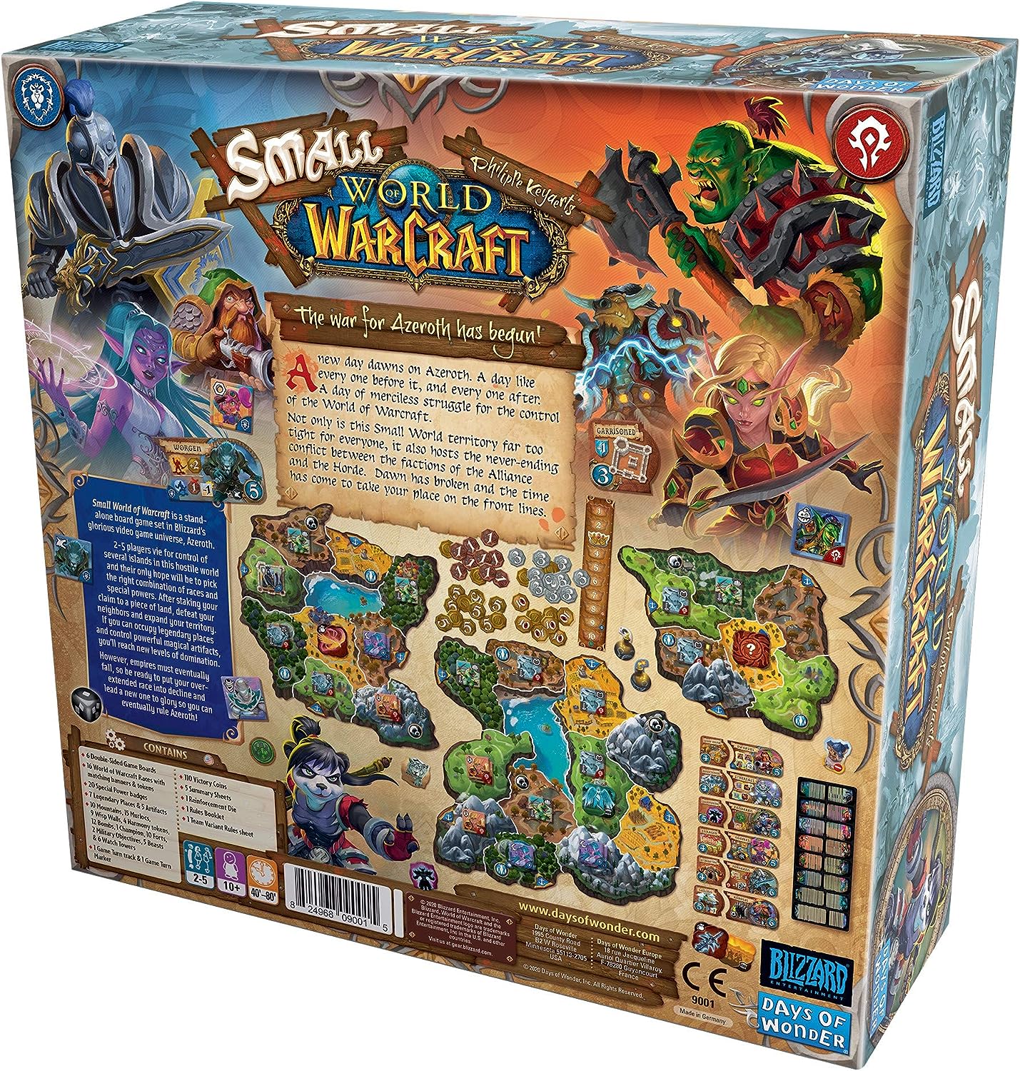 Small World of Warcraft Board Game - Fantasy Civilization Game for Family Night