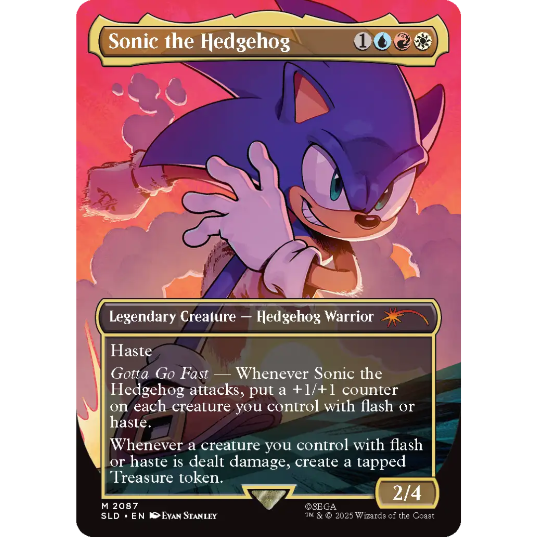 Sonic - Friends & Foes Secret Lair - Non-Foil - Magic The Gathering