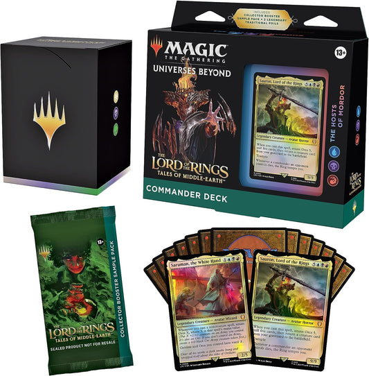 The Lord of the Rings :Tales of Middle-Earth Commander Deck - The Hosts Of Mordor - Sauron, Lord of the Rings