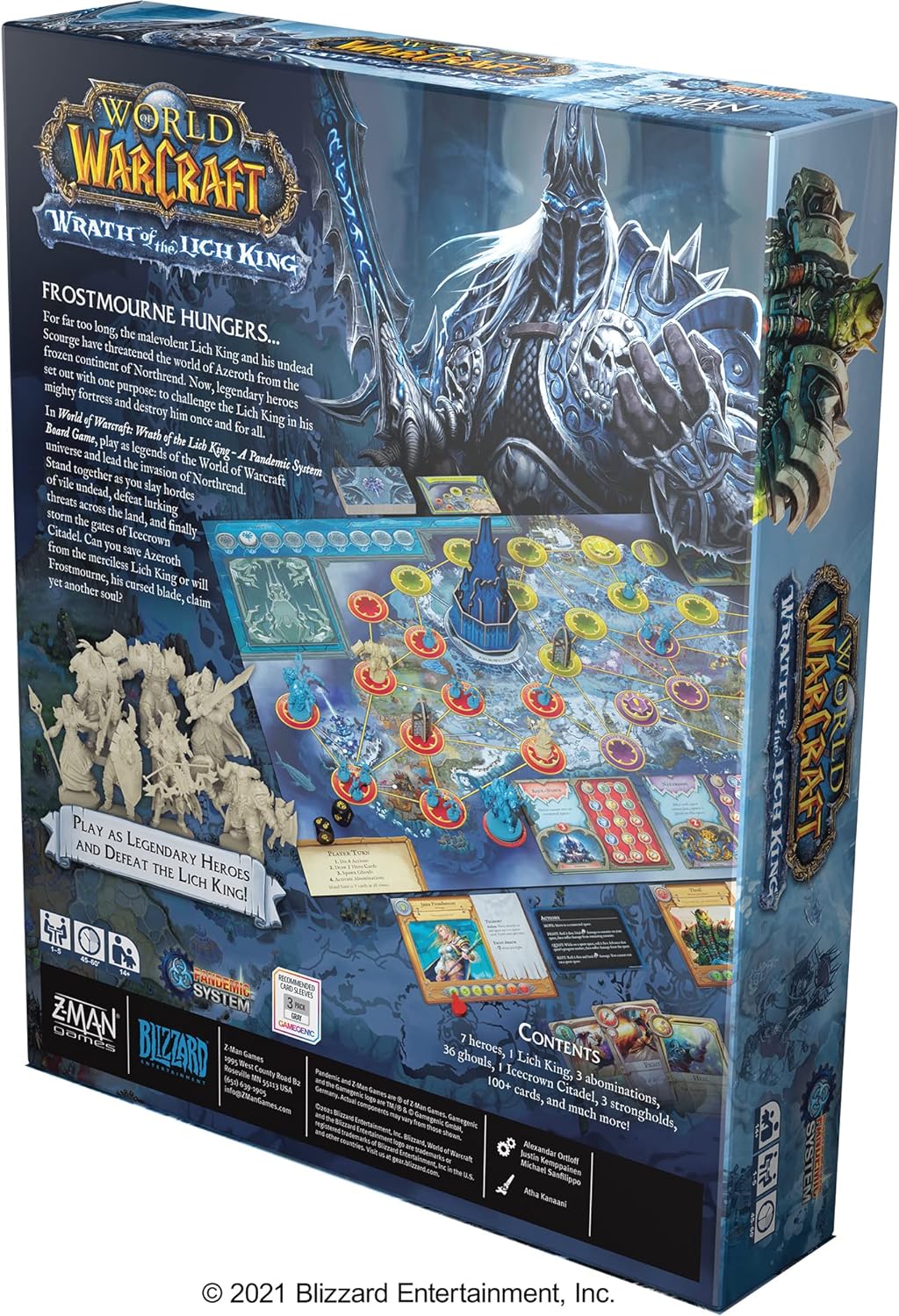 World of Warcraft Wrath of The Lich King - Strategy Game - Cooperative Board Game